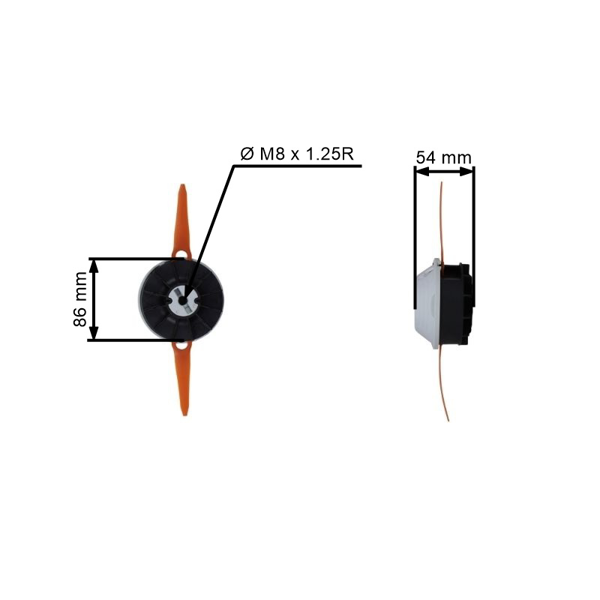 Strunová hlava pre Stihl FSA 45 PolyCut 2-2 M8 x 1.25R (OEM 40087102102) Strunová hlava pre Stihl FSA 45 PolyCut 2-2 M8 x 1.25R (OEM 40087102102)