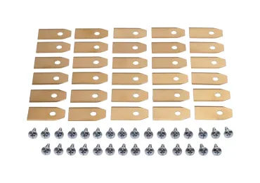 Súprava 30 ks. žacích nožov 3,5 cm (1,4") pre robotické kosačky Husqvarna McCulloch Flymo Gardena (OEM 577864603 535138702 535138703 577864401 577864402) Súprava 30 ks. žacích nožov 3,5 cm (1,4") pre robotické kosačky Husqvarna McCulloch Flymo Gardena (OEM 577864603 535138702 535138703 577864401 577864402)