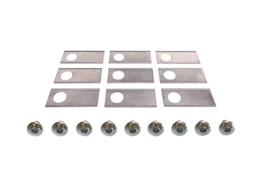 Súprava 9 ks. žacích nožov 3,9 cm (1,5") pre robotické kosačky Honda Miimo 310 Miimo 520 Miimo HRM 500 HRM Miimo 3000 (OEM 06511VP7310 72511-VP7-030) Súprava 9 ks. žacích nožov 3,9 cm (1,5") pre robotické kosačky Honda Miimo 310 Miimo 520 Miimo HRM 500 HRM Miimo 3000 (OEM 06511VP7310 72511-VP7-030)