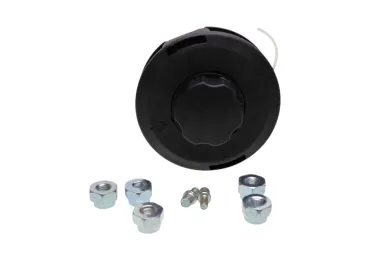 Univerzálna poloautomatická vyžínacia hlava pre krovinorezy a motorové vyžínače s vonkajším priemerom 130 mm so sadou adaptérov Univerzálna poloautomatická vyžínacia hlava pre krovinorezy a motorové vyžínače s vonkajším priemerom 130 mm so sadou adaptérov